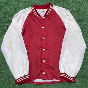 Vintage 70’s Russell Athletic Gold Tag Sporty Snap Bomber Jacket Men’s SZ Medium
